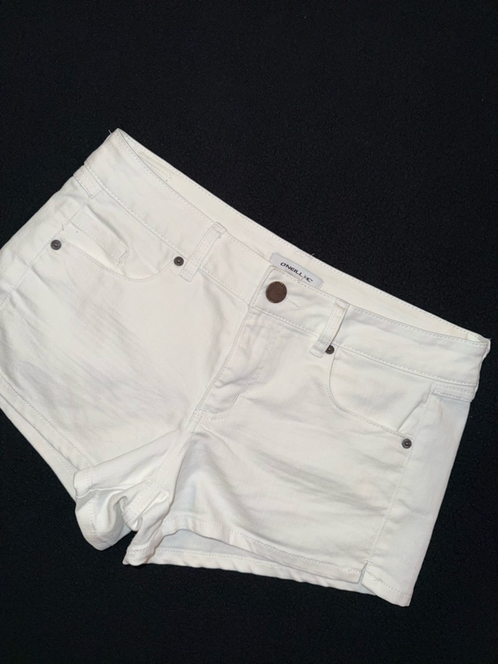 O'Neill White Denim Women’s Shorts